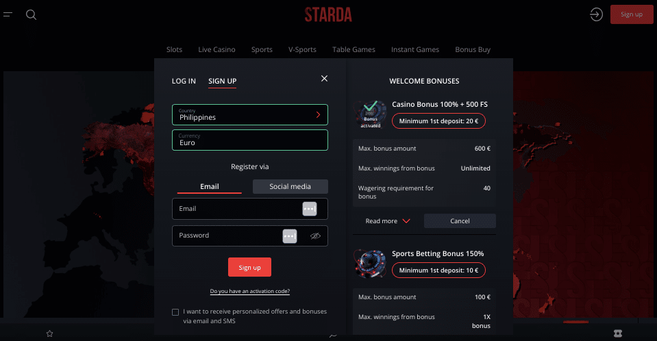 9552bet login